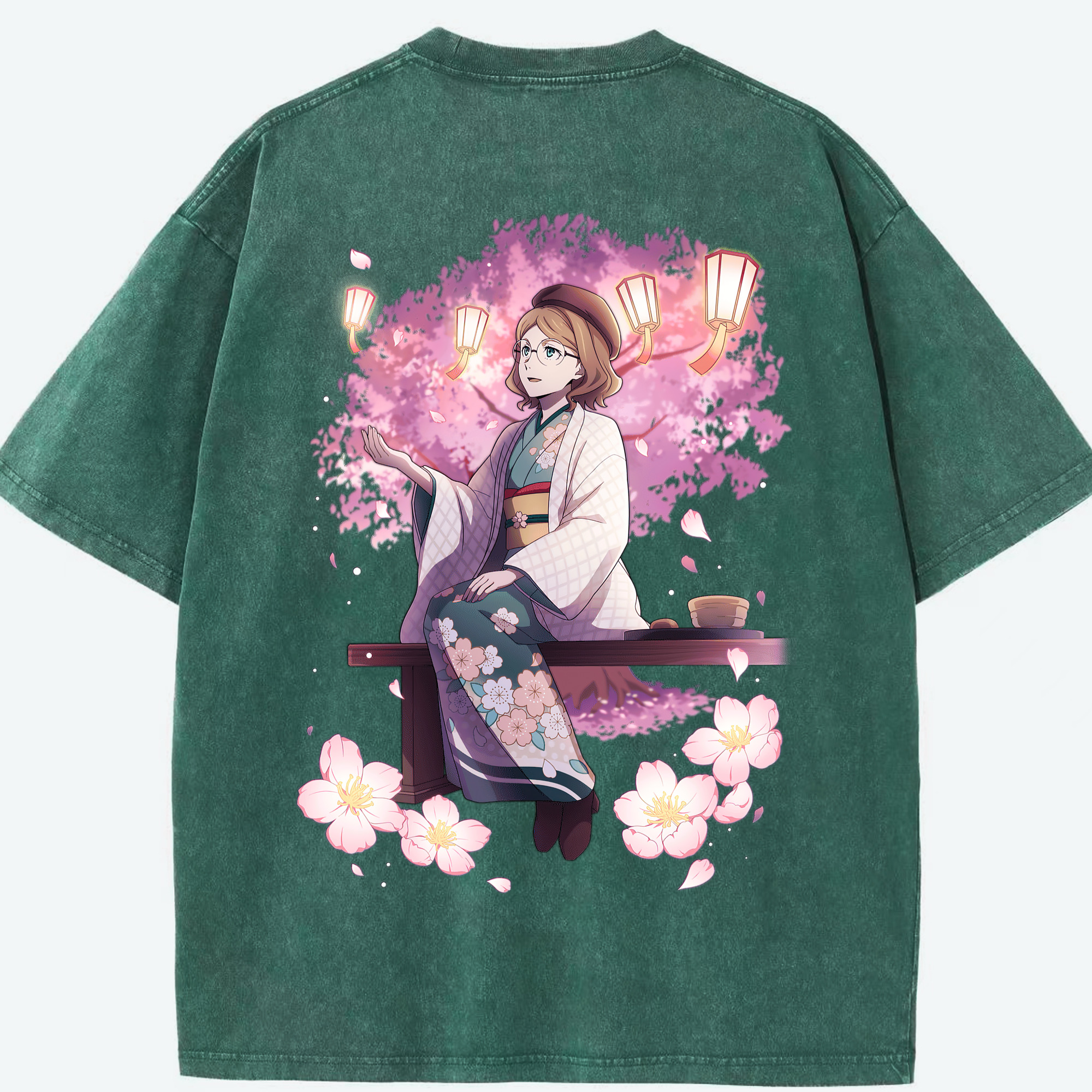 （画像用） 文豪ストレイドッグス Bungo Stray Dogs 綿100% ヴィンテージ風 半袖Tシャツ（背面プリント）